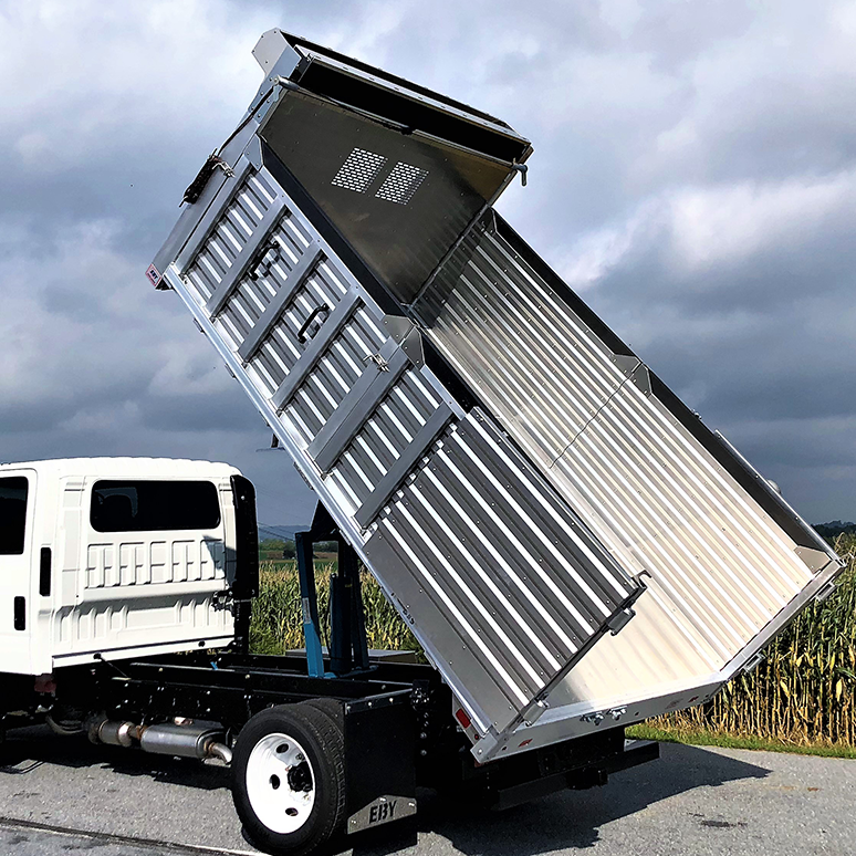 Eby Aluminum Dumping Flatbed Truck Body 